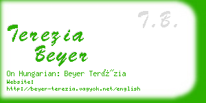 terezia beyer business card